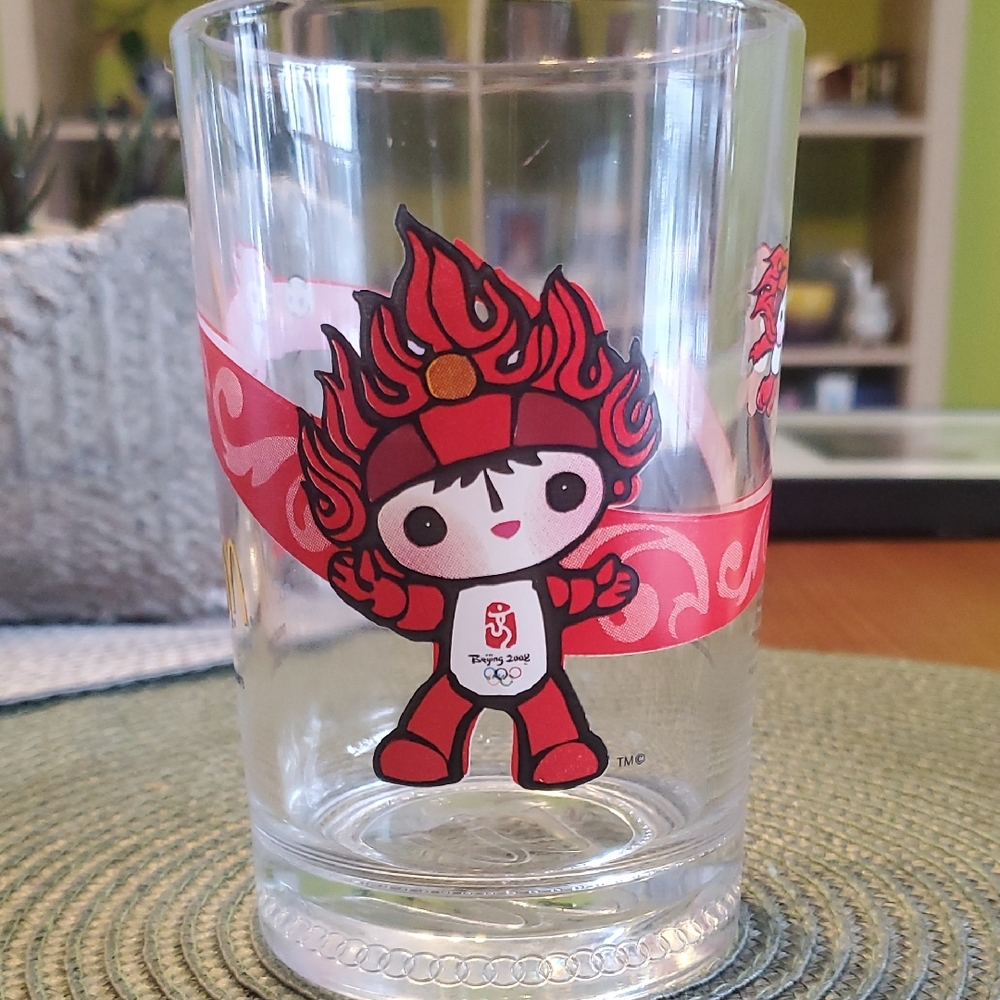 McDonald's 2008 Bejiing Olympics Glass